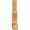 Ekena Millwork Saratoga Smooth Timber Gable Bracket, Western Red Cedar, 72"W x 21"H x 3 1/2"D x 3 1/2"F, 7/12 Pitch GBW072X21X0404SAR00SWR - alternate 5